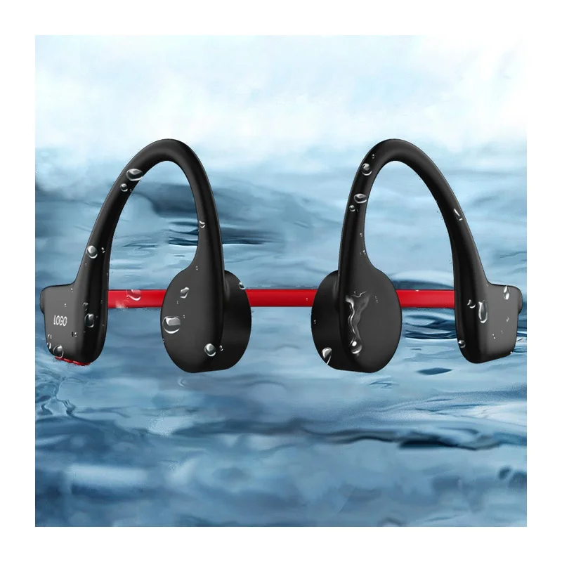 True Wireless Stereo Noise Reduction Open Ear IPX8 Waterproof Swimming Mp3 16GB Bone Conduction Headphones