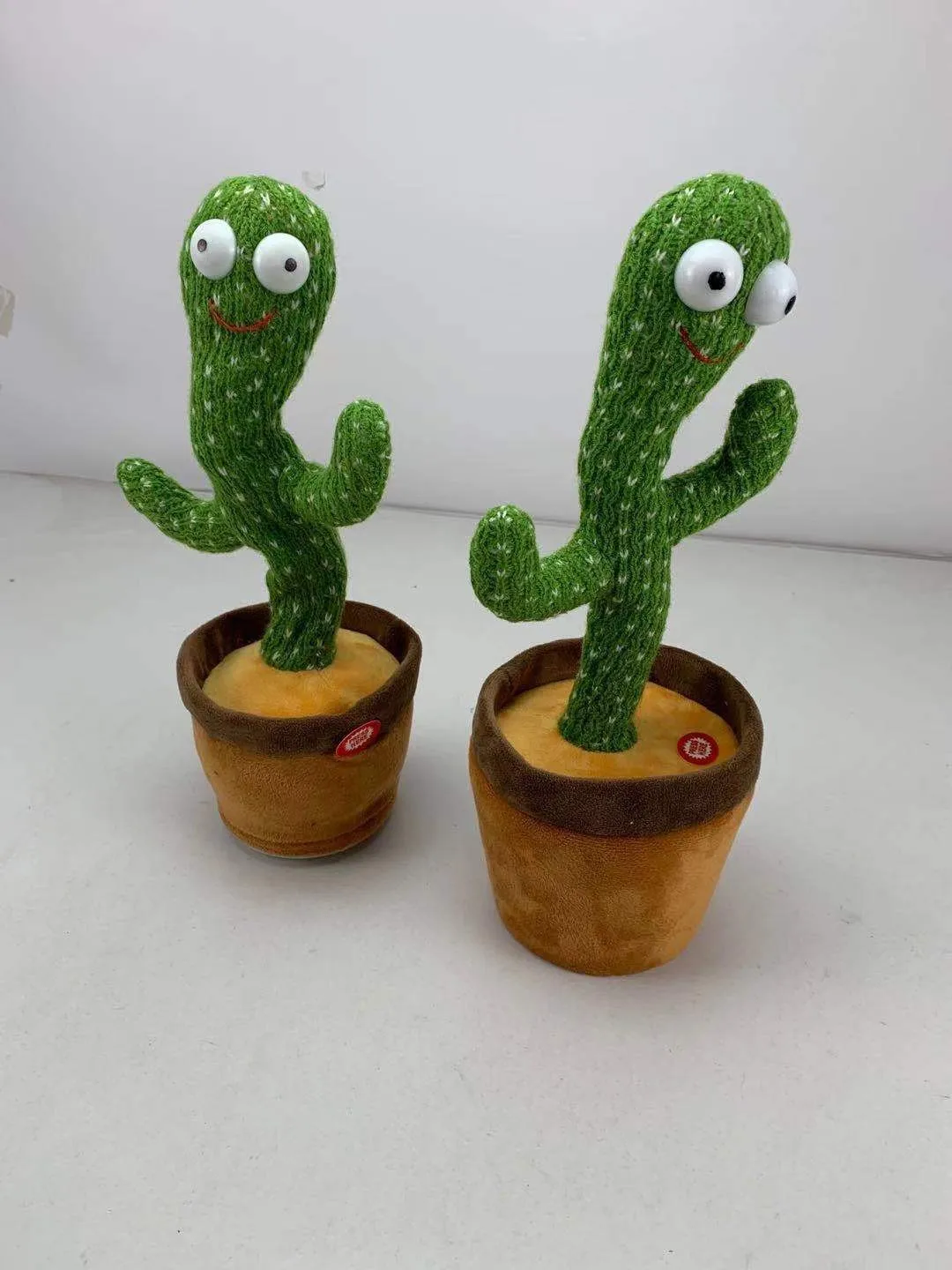 Hot Sale Cute Dancing Cactus Toy OEM Talking Singing Repeating Electric Cactus Soft Toy with LED Lighting