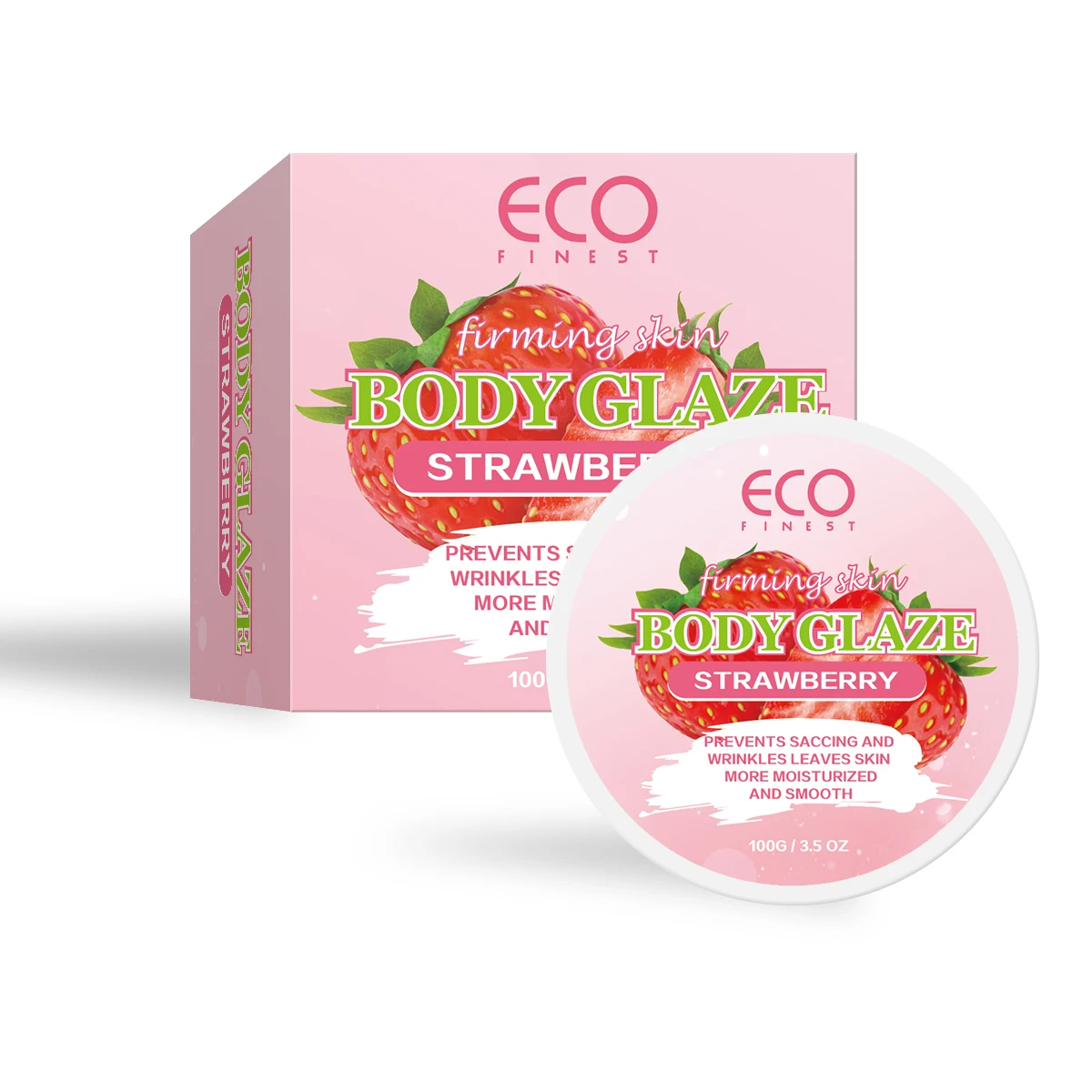 Глубоко увлажняющее, нежирное клубничное глазурь для тела масло для женщин с завораживающим ароматом-281475