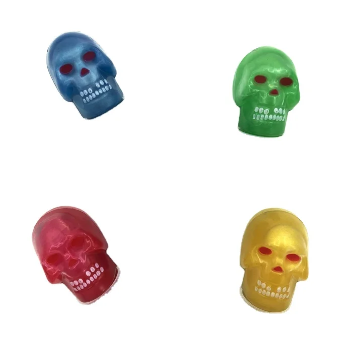 Halloween Skull Slime Toys Empty Plastic Egg Capsule Toys Jelly Silly Slime Toys