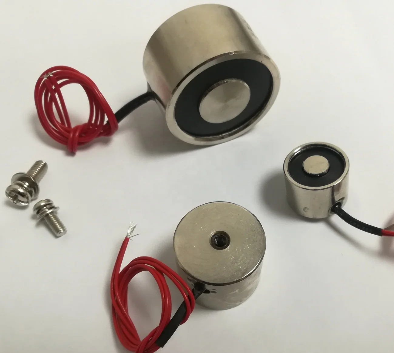 JSP-2511L 12V DC 5kgs force sucked holding solenoid electromagnet small lifting electromagnet