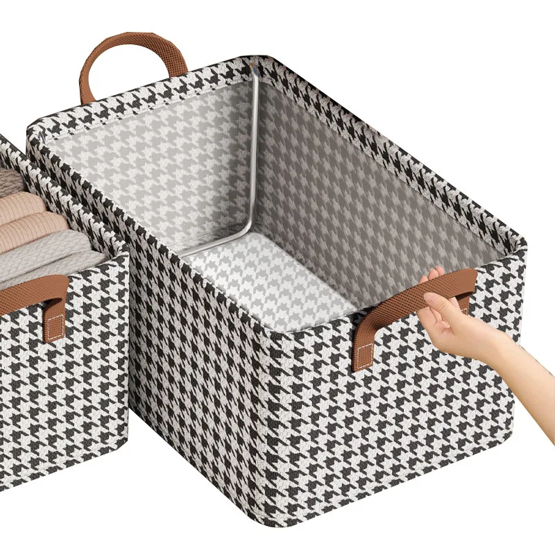 Strip steel frame portable storage bag foldable moisture-proof large capacity storage box