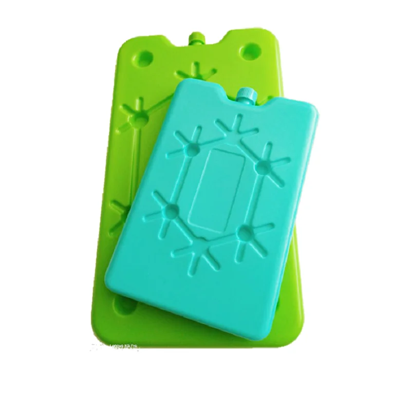Promotion Custom Hot Cold Pack Cool Pack Cooling Pack Gel Ice Brick Hard Plastic Food PE Wholesale Insulated Cooler Bags Letter