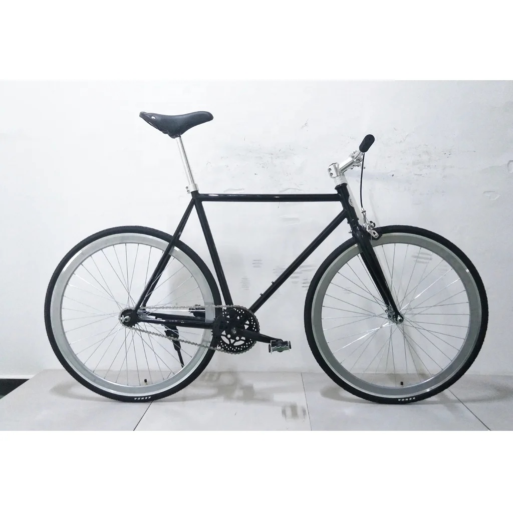 700C white Fixed gear bicycle steel bike 700C fixed gear bike
