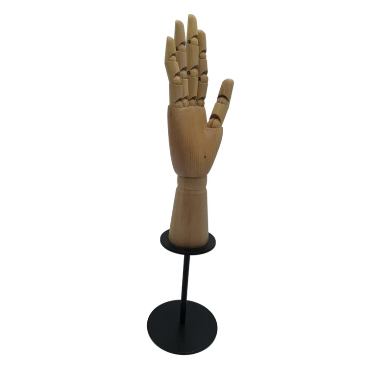 New style Wood Artist Drawing Manikin wooden hand mannequin displays for jewelry