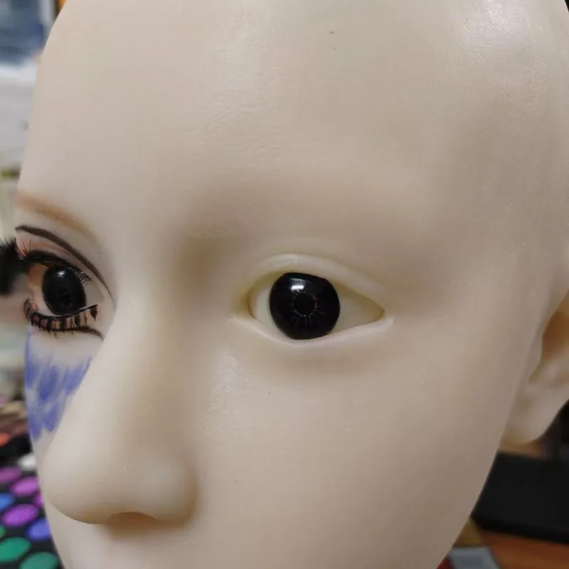 New Design Silicone Face body paint Realistic Female Makeup Practice Training Mannequin Head