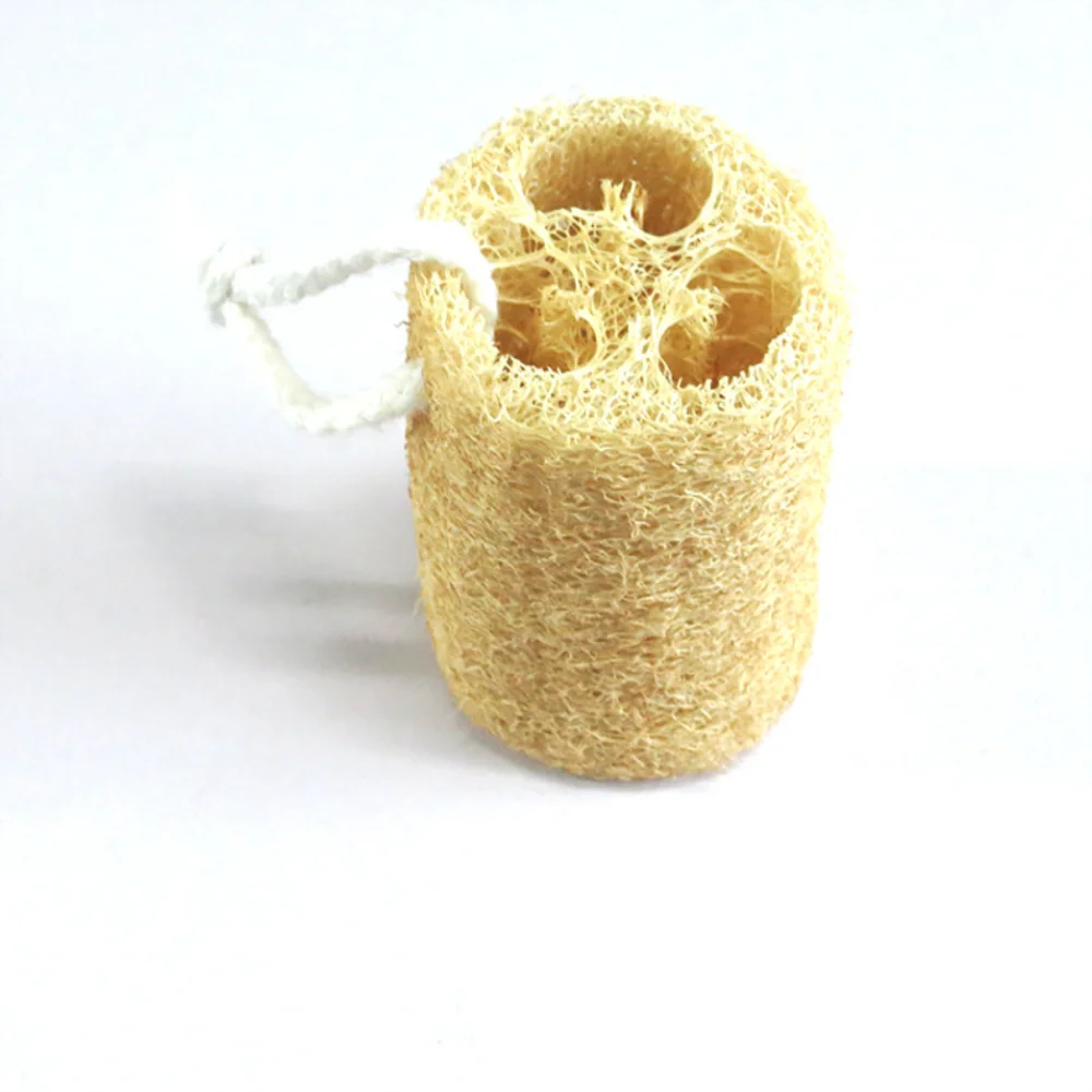 12CM Skin Cleansing Exfoliation Bathing Back Caring Spa Body Shower Puff Scrubber Farm Natural Organic Loofah Sponge