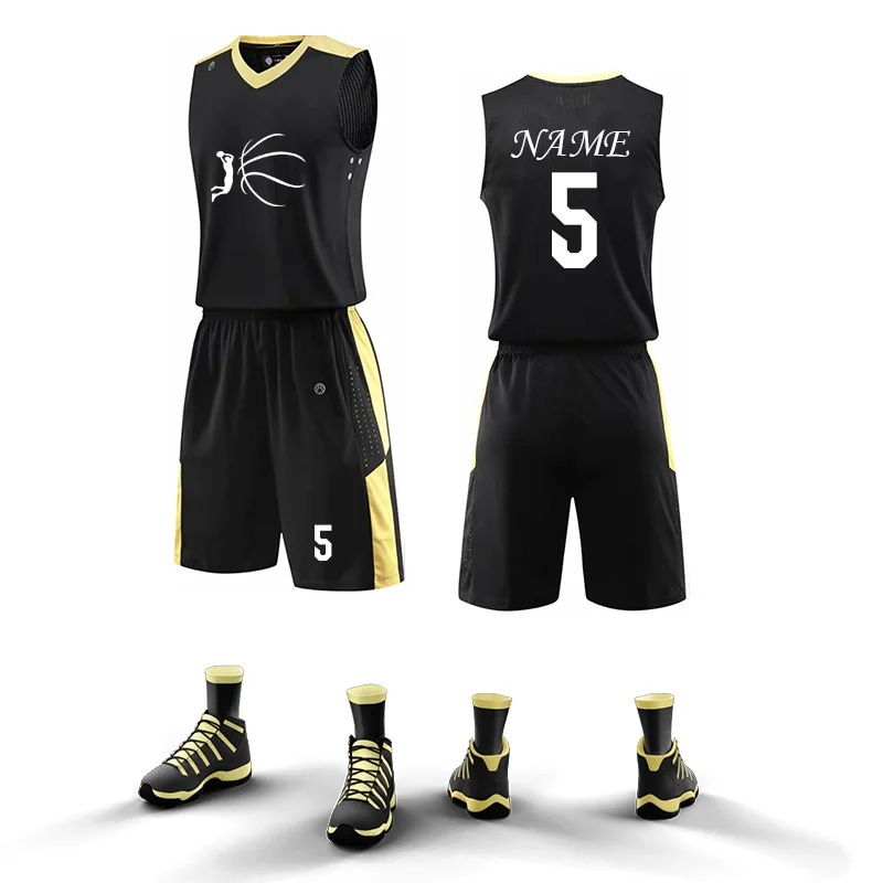 Custom Sublimation Best Basketball Uniform Embroidery Latest Basketball Jersey