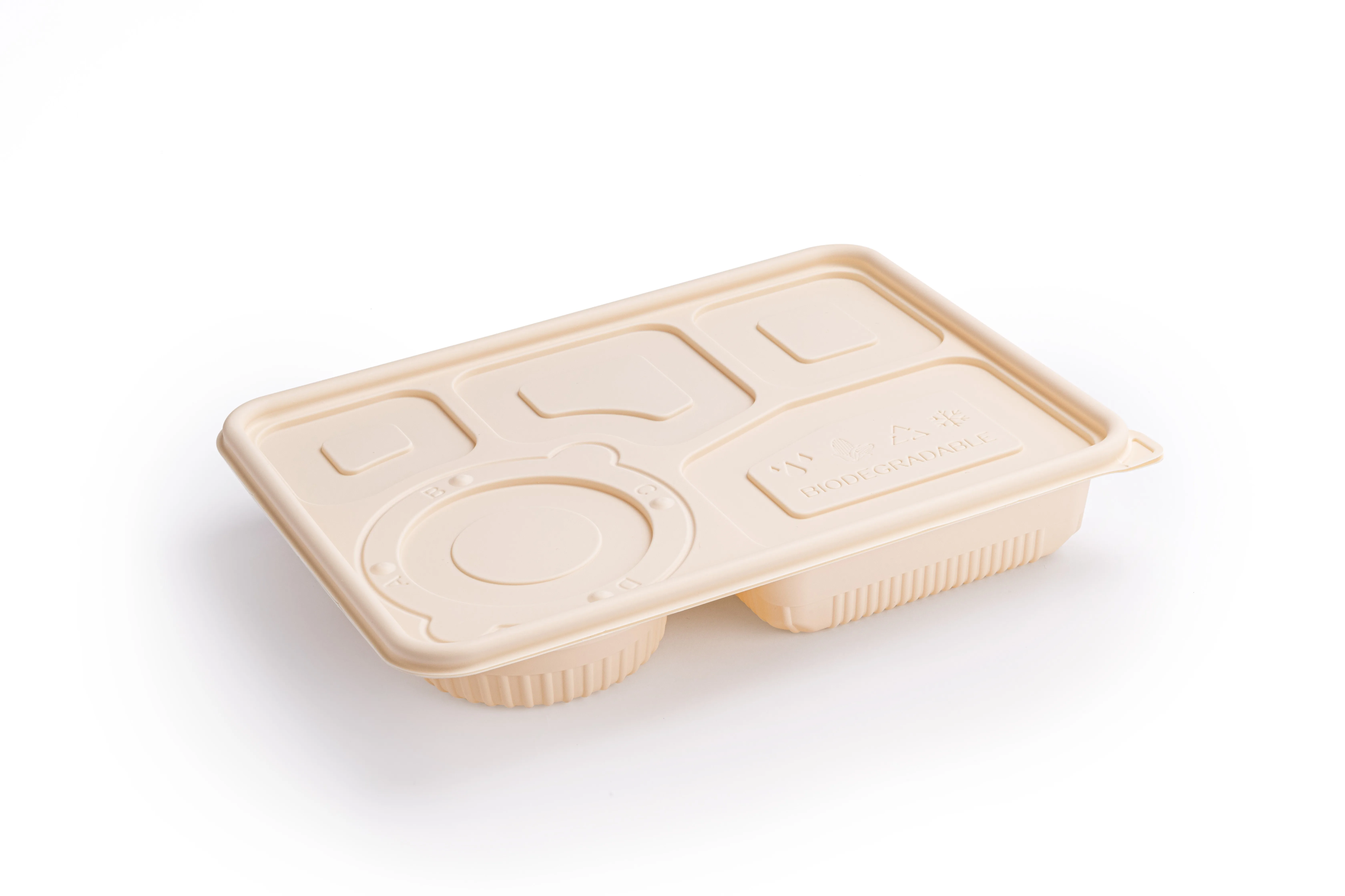 Eco-Friendly biodegradable corn pulp Take Out Food Containers Lunch Salad Meal Storage Boxes
