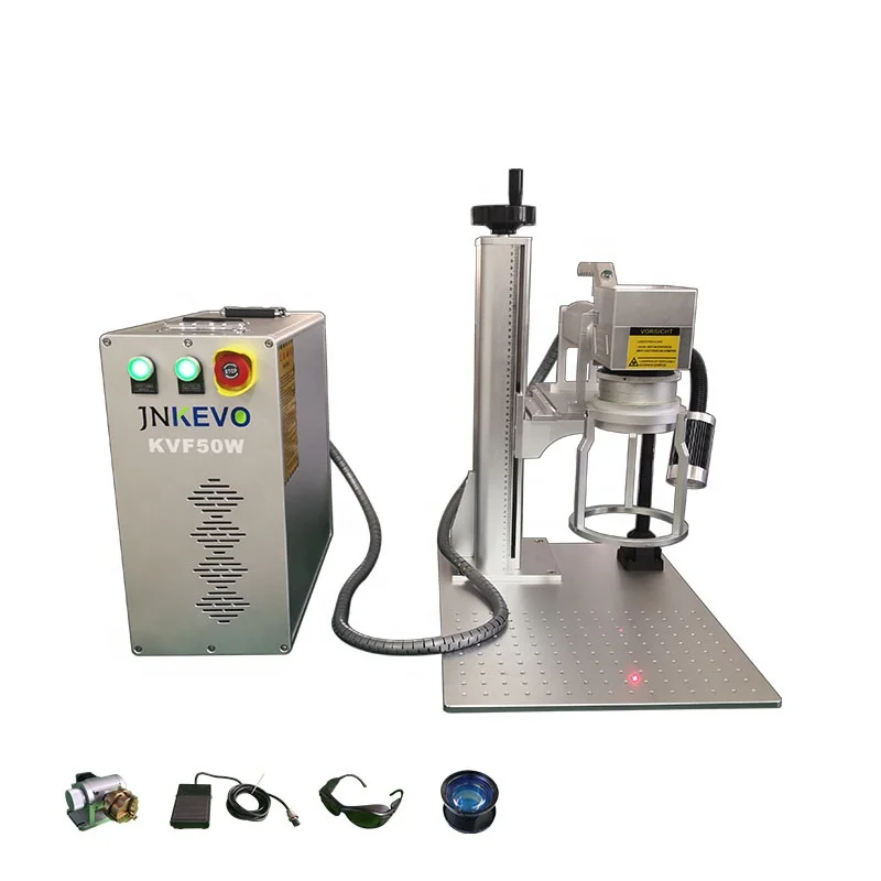 50W Fiber Laser Cleaning Machine For Removing Rust Paint Oil Glue Grease Surface Cleaning