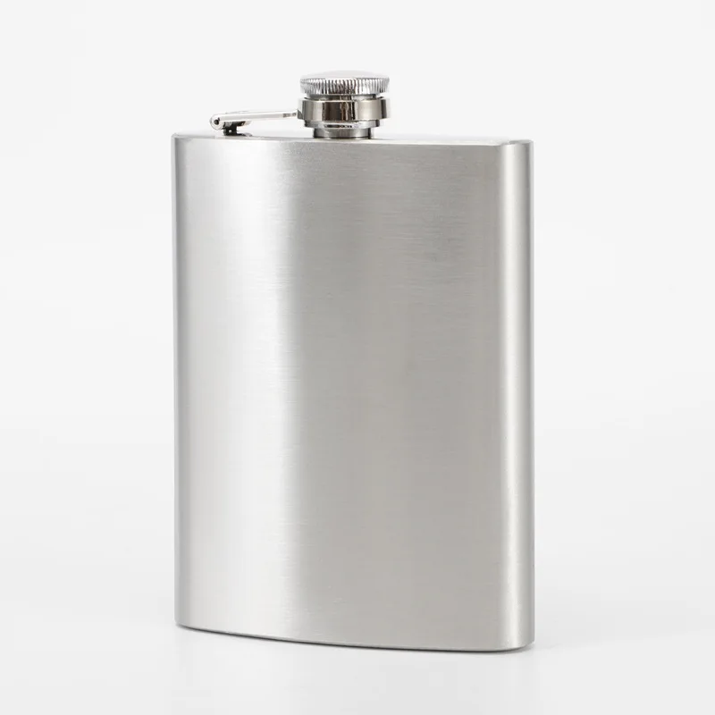 1-18 oz stainless steel hip flask flagon portable flask solid metal pocket whiskey small flagons wine bottle outside drinker