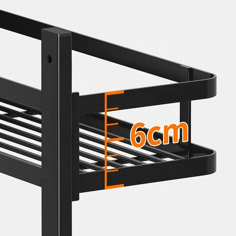 Wall Mount Spice Rack Organizer  1/2/3/4/5 Tier Height-Adjustable Hanging Spice Shelf Storage for Kitchen Pantry Cabinet Door Se