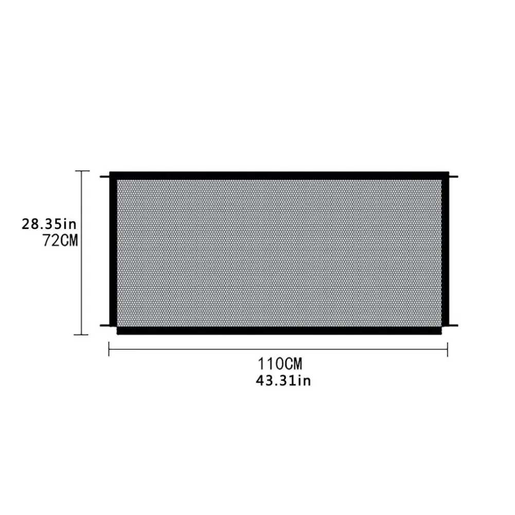 Protection Dog Safety Isolation Pet Folding Gate,Install Anywhere Retractable Strong Baby Playground Gate