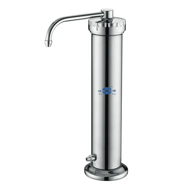 QING YUAN QY-10E-1 10 дюймов из нержавеющей стали столешницы очиститель воды фильтр для