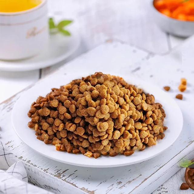 OEM ODM Chinese Low Price Pet Food 25% Protein Probiotic Puppy Content Adult Beef Flavor Cat Food Minimum $0.84 per kg