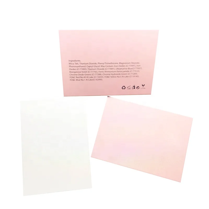 No Logo Highlighter DIY Palette Best Quality 6Colors Makeup Highlighter Palette Private Label