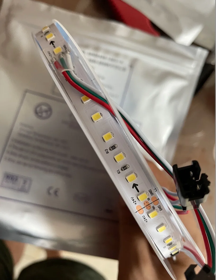 3years Warranty Flexible Lighting Strip 24V Led Strip Ws2811 White 5050