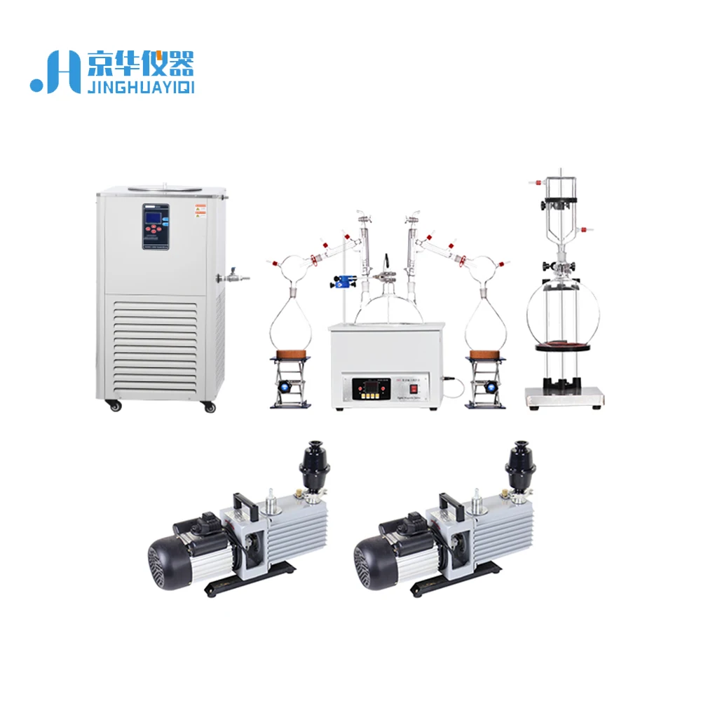 Lab Glass Short Path Distillation For Oil Seperation Glassware Kit