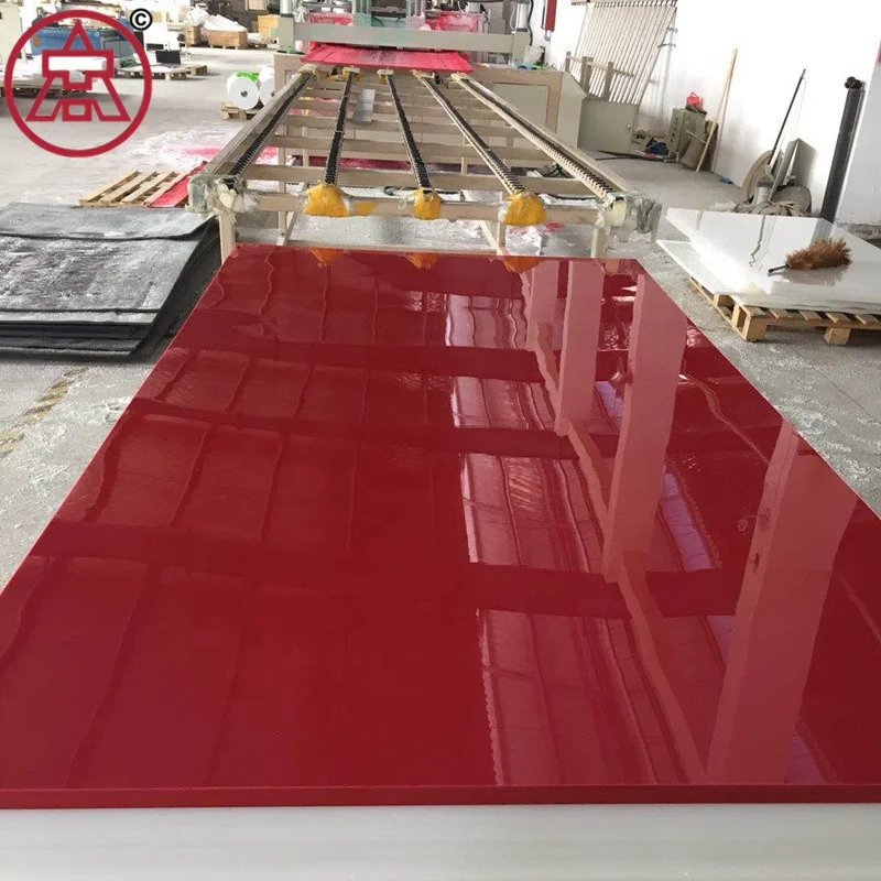 
Thickness 20mm red HDPE plastic sheet 