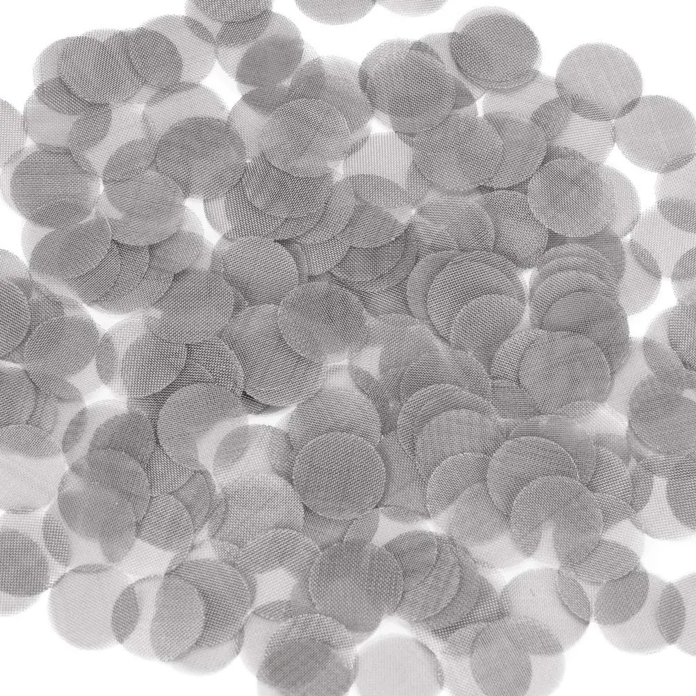 60 Mesh Stainless Steel Smoking Pipe Metal Mesh Filter,Smoking Pipe Screen, Tobacco Pipe Screen