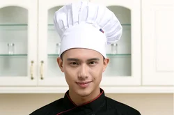 Wholesale Customized Adjustable Chef Hat in Restaurant Bar Uniforms Work Pastry Chef Hat