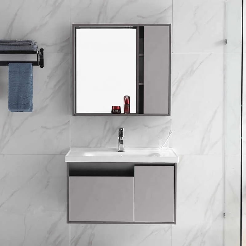 ZHONGYA oem top sale hanging high quality luxury customized furniture pvc popular  wall mounting bathroom mirror cabinet