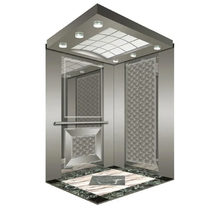 Gearless motor  passenger elevator with stable and comfortable cabin