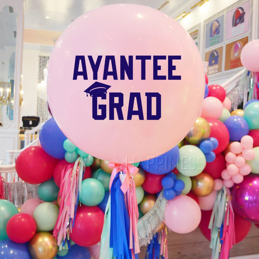 Balloons Personalized Print Balloons 50pcs 36 Inch Print Balloons Wedding Party Promotional