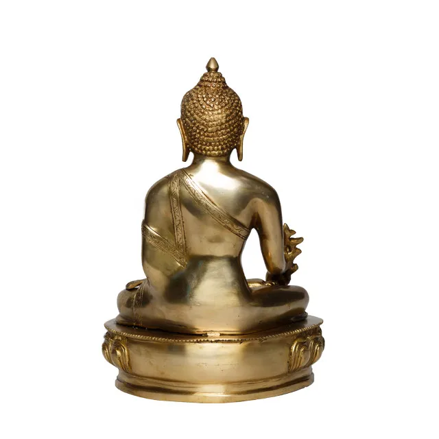 Buddha Brass Statue for Decoration of Room/ Office/ Garden Environment and religious Brass Statue Made in Nepal