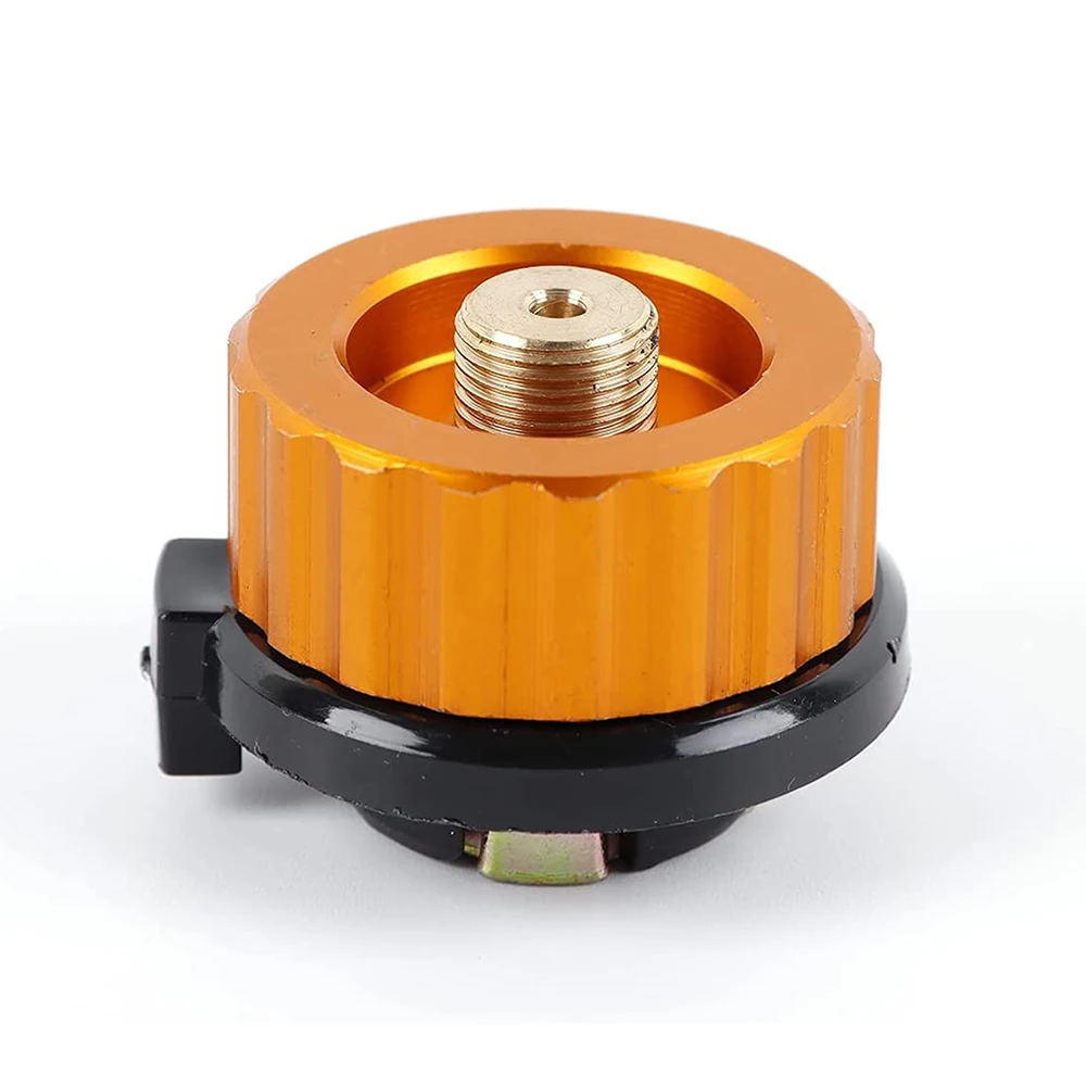 Butane Fuel Canister Adapter, Camping Backpacking Stove Butane Gas Adapter Convert Connector