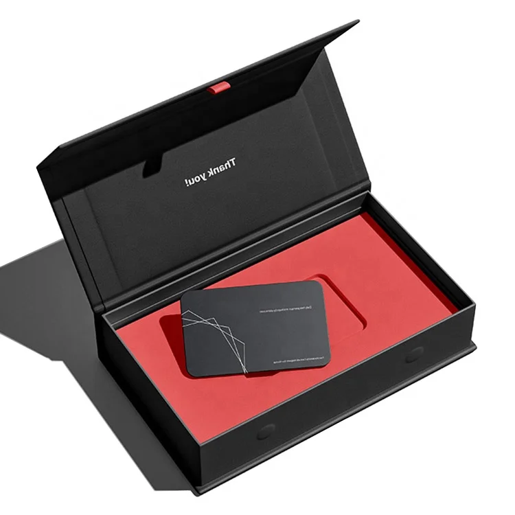 Индивидуальные роскошные бумажные магнитные VIP карты подарочная упаковка cardstock Кредитная Визитная карточка коробка для хранения с логотипом