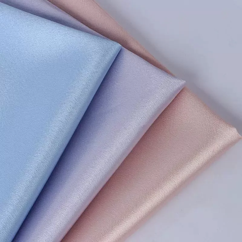 Chinese factory price wholesale high quality elastic acetate fabric satin stretch dyed fabric dress fabric 95gsm