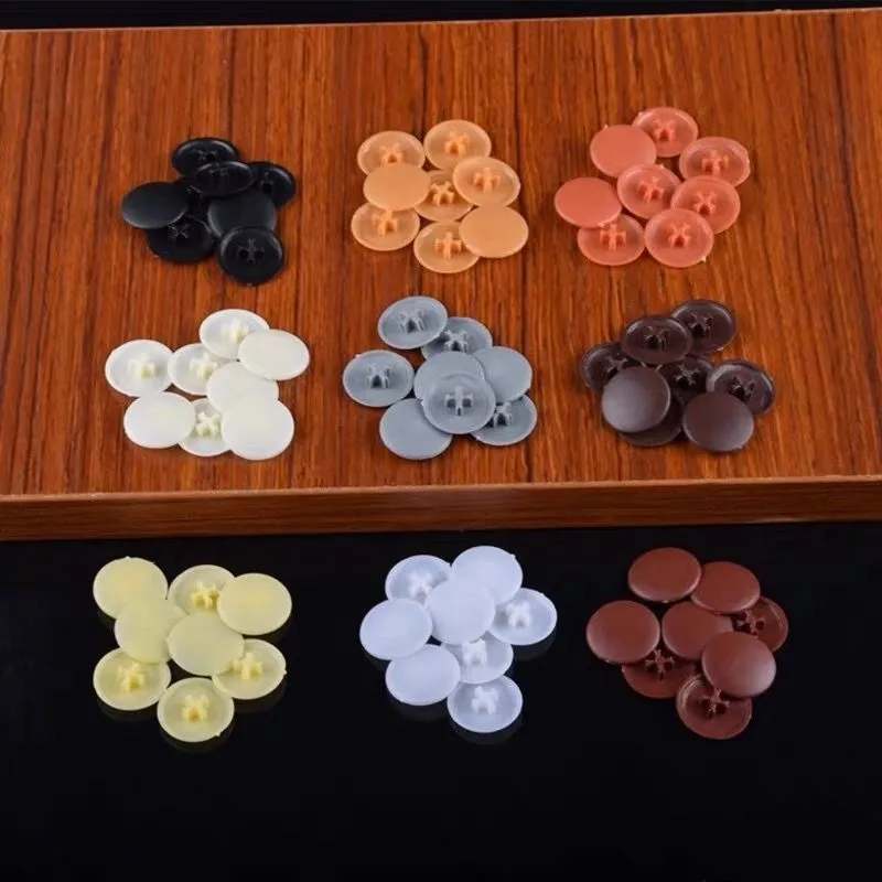 Furniture Three-in-one Connector Hat P:lastic Screw Cover Eccentric Wheel Hole Cover Decorative Hole Cover