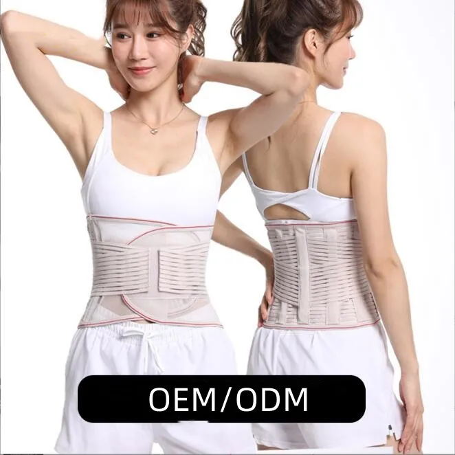 Durable Breathable Back Brace Lumbar Support Belt For Men And Women
