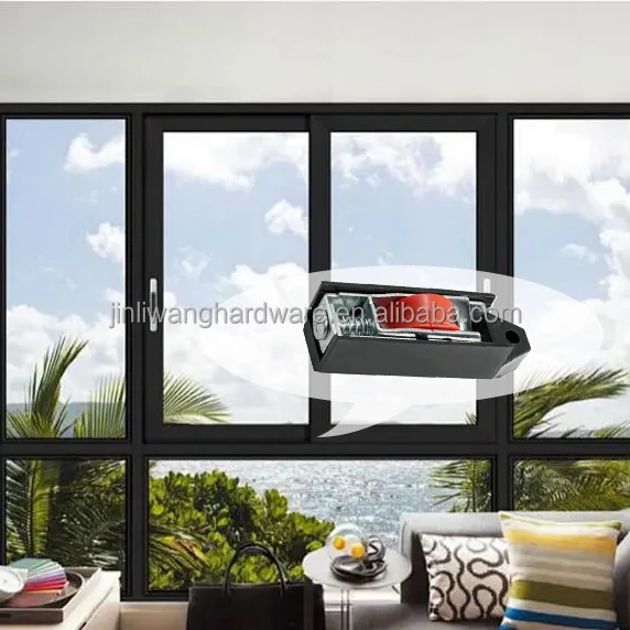 Aluminum Alloy Doors And Windows Pulley Broken Bridge Sliding Window Single Roller