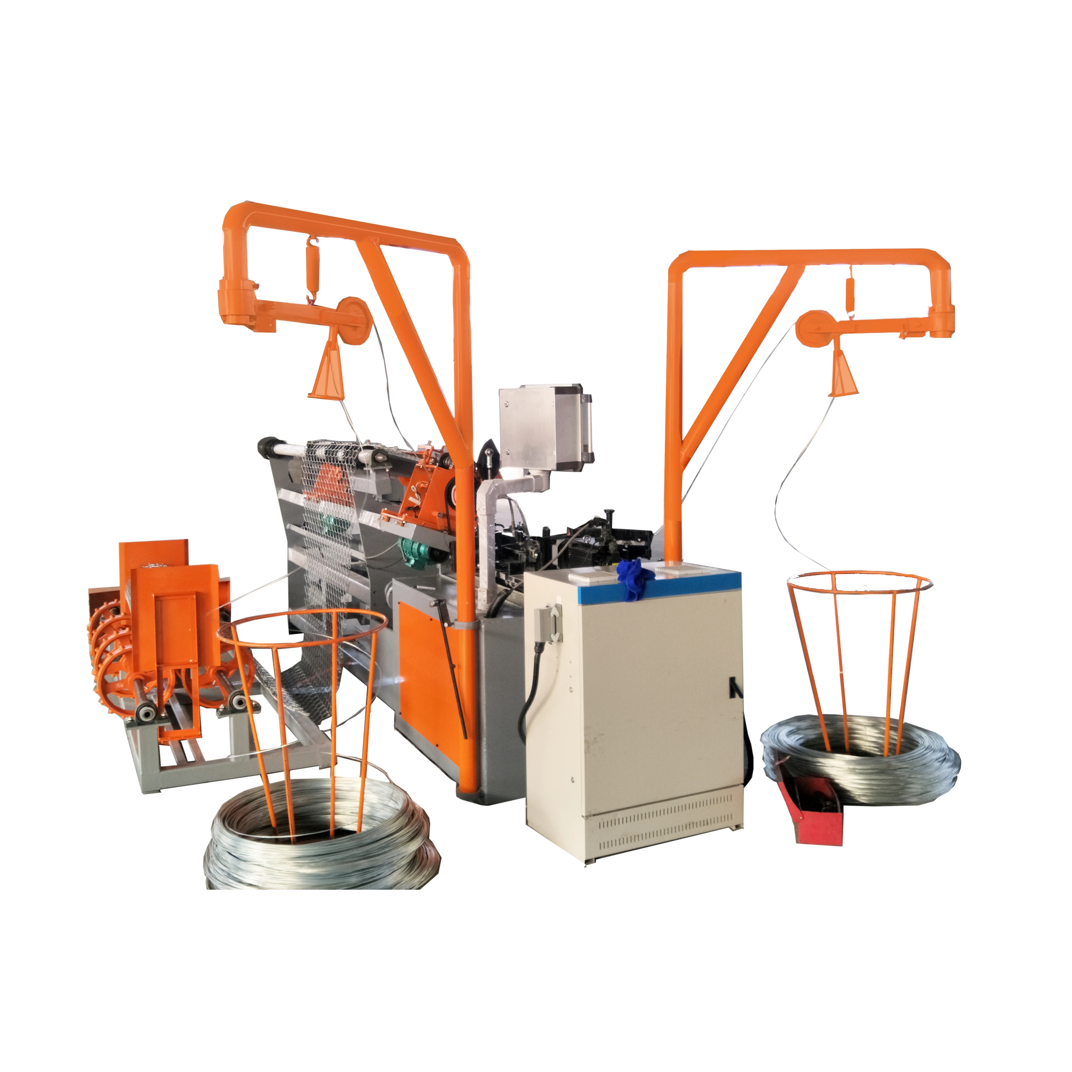 
anping diamond mesh double wire /chainlink fence machine 