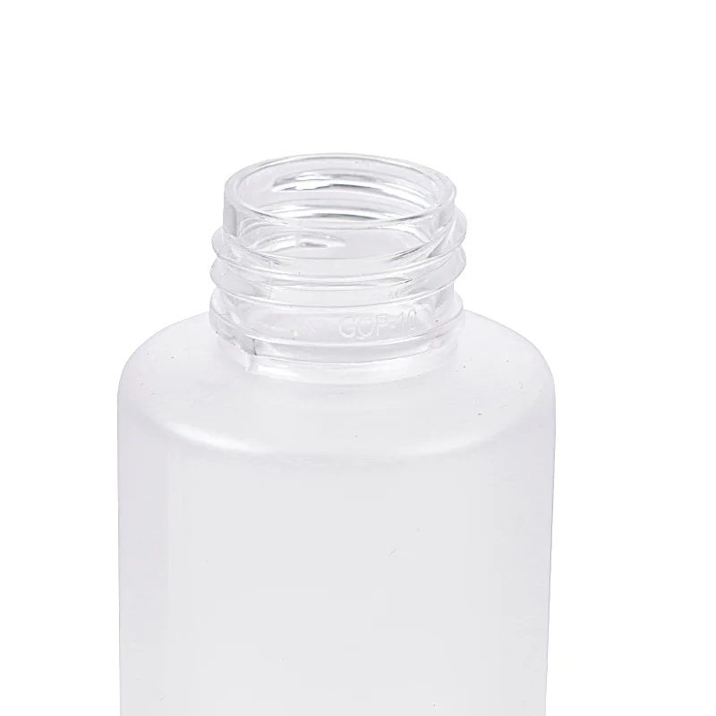 Manufacturer direct supply 125 ml plastic bottle for cosmetic packaging matte process for bottle and lid