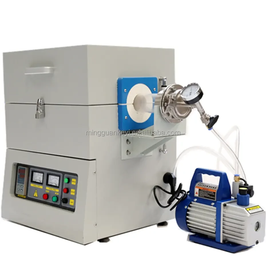 1200 degree high vacuum Quartz tube furnace Resistance wire heating furnace for Annealing and Sintering