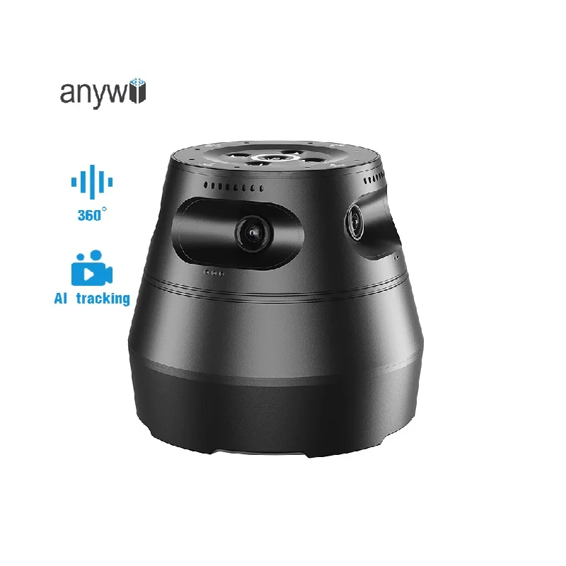 Anywii 360 Video Conference Room Camera System Ptz Conference Camera AI Voice source tracking Video Conference Camera