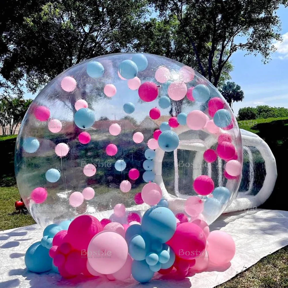 Kids Party Balloons House Giant Clear Inflatable Dome Bubble Tent Transparent Inflatable Bubble Balloons House