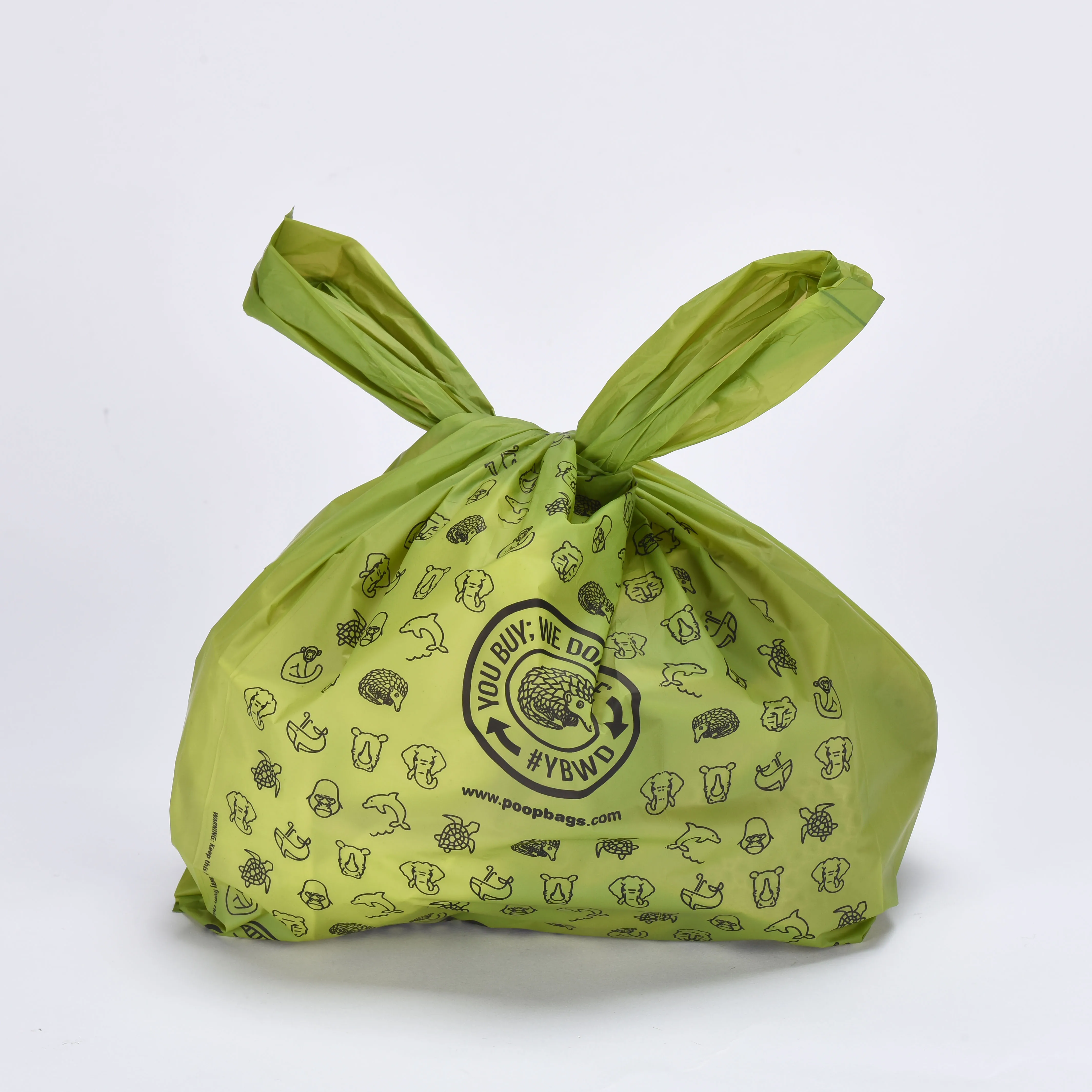 Eco Friendly Pet Supplies Pet Dog Poop Bags Biodegradable Compostable Dog Waste Bags with Dispenser Dog Excrement Bags