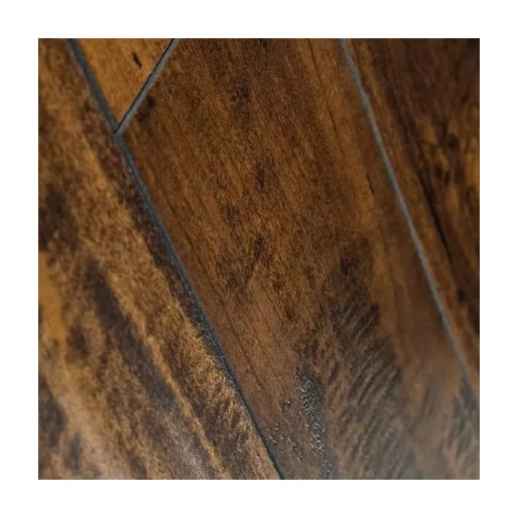 High Quality Distressed Waved HDF Anti Scratch Wood Floor Tiles Laminate Flooring
