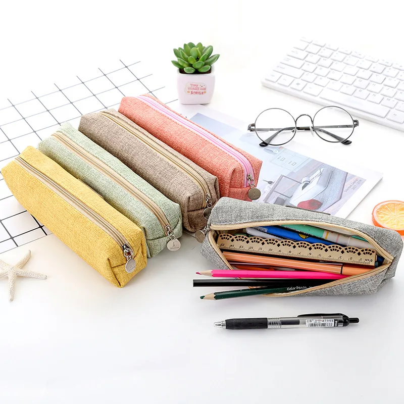 Best selling office and school supplies custom printed zipper bag pencil pouch