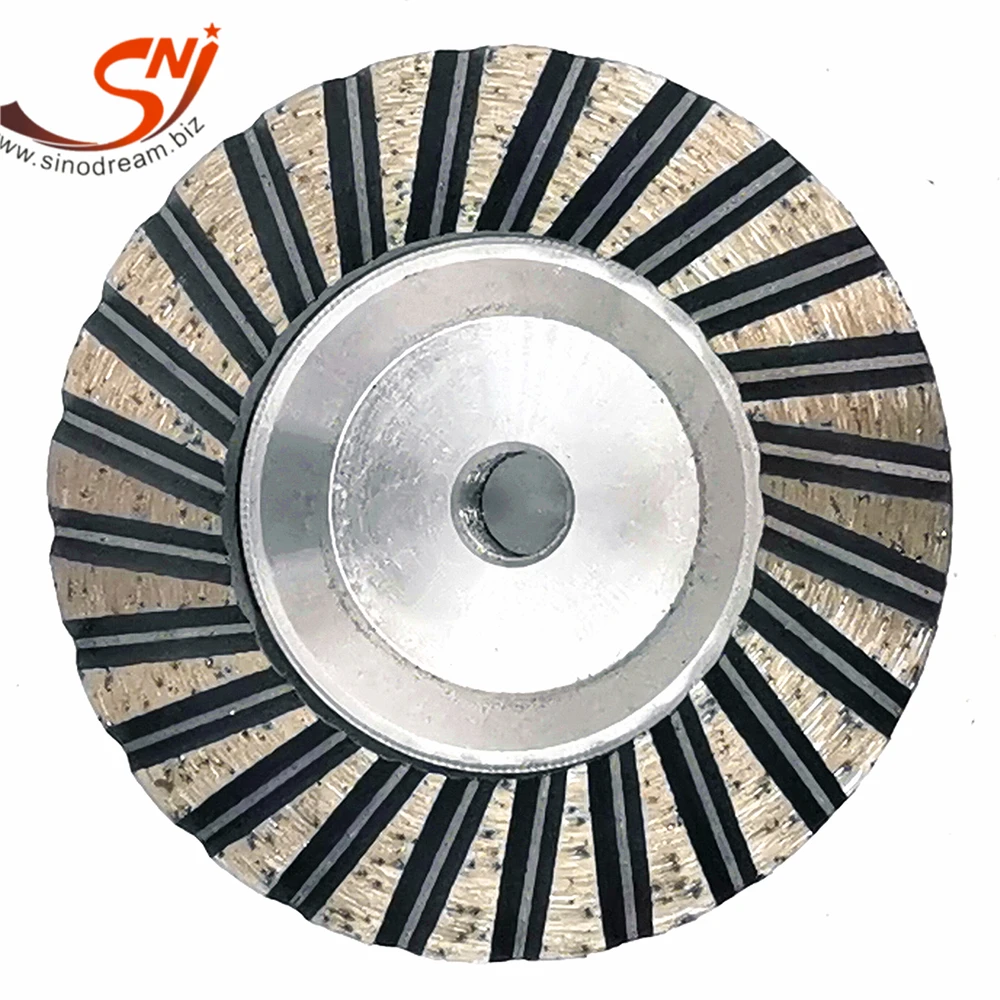 Угловая шлифовальная машина 100 мм, алмазный шлифовальный круг с алюминиевой матричной основой для бетона и мрамора