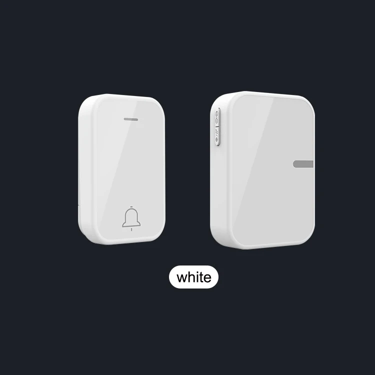 Новый черный зеркальный Аккумулятор беспроводной дверной звонок Водонепроницаемый сенсорный Кнопка цифровой пульт дистанционного управления