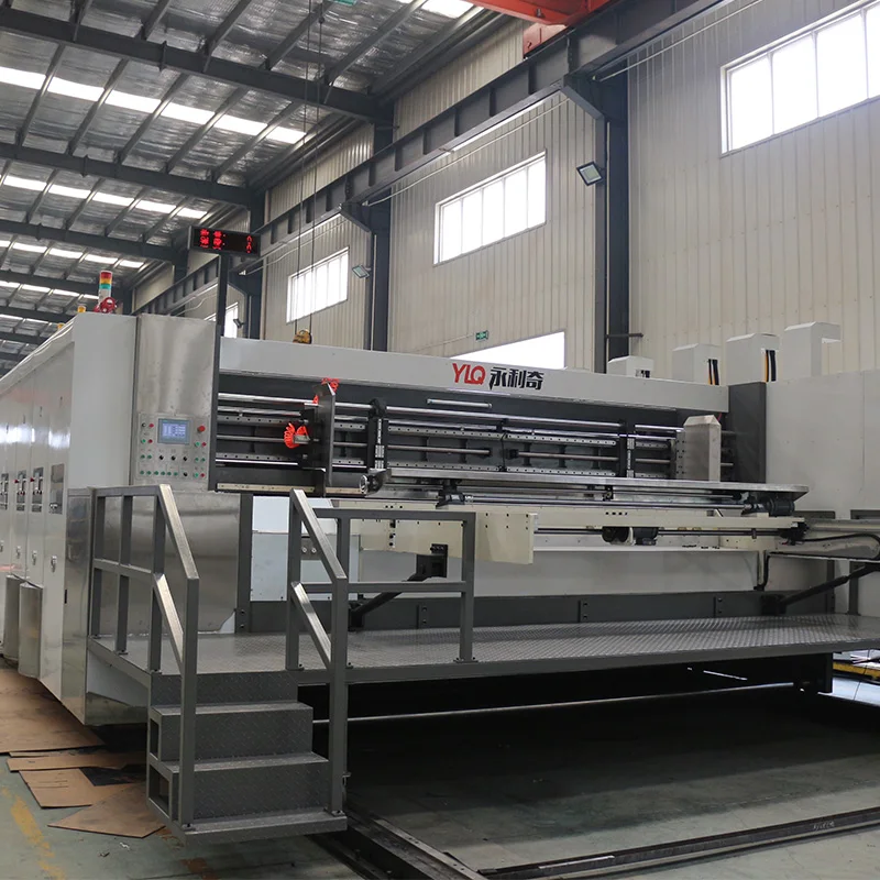 Jumbo принтер Slotter Die cutter машина для упаковки картона печатная