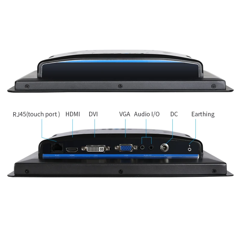 Промышленный емкостный сенсорный ЖК-монитор tft для банкомата, 12 дюймов, 12,1 дюйма