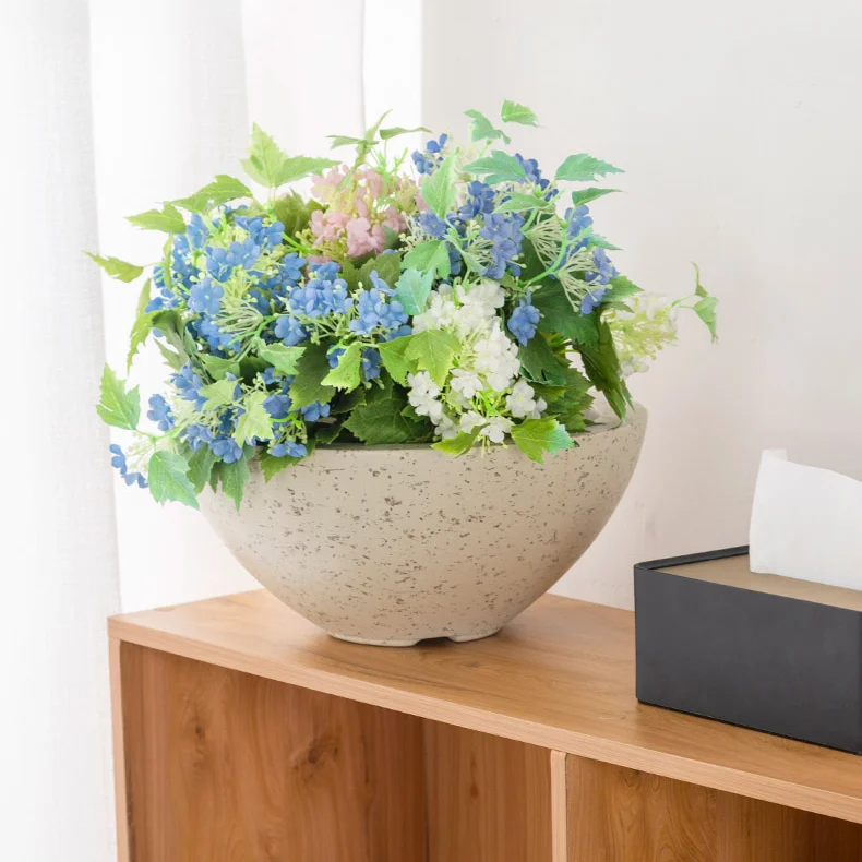 2023 Factory Wholesale High Quality And Reasonable Price Durable Reusable Cement Flowerpot