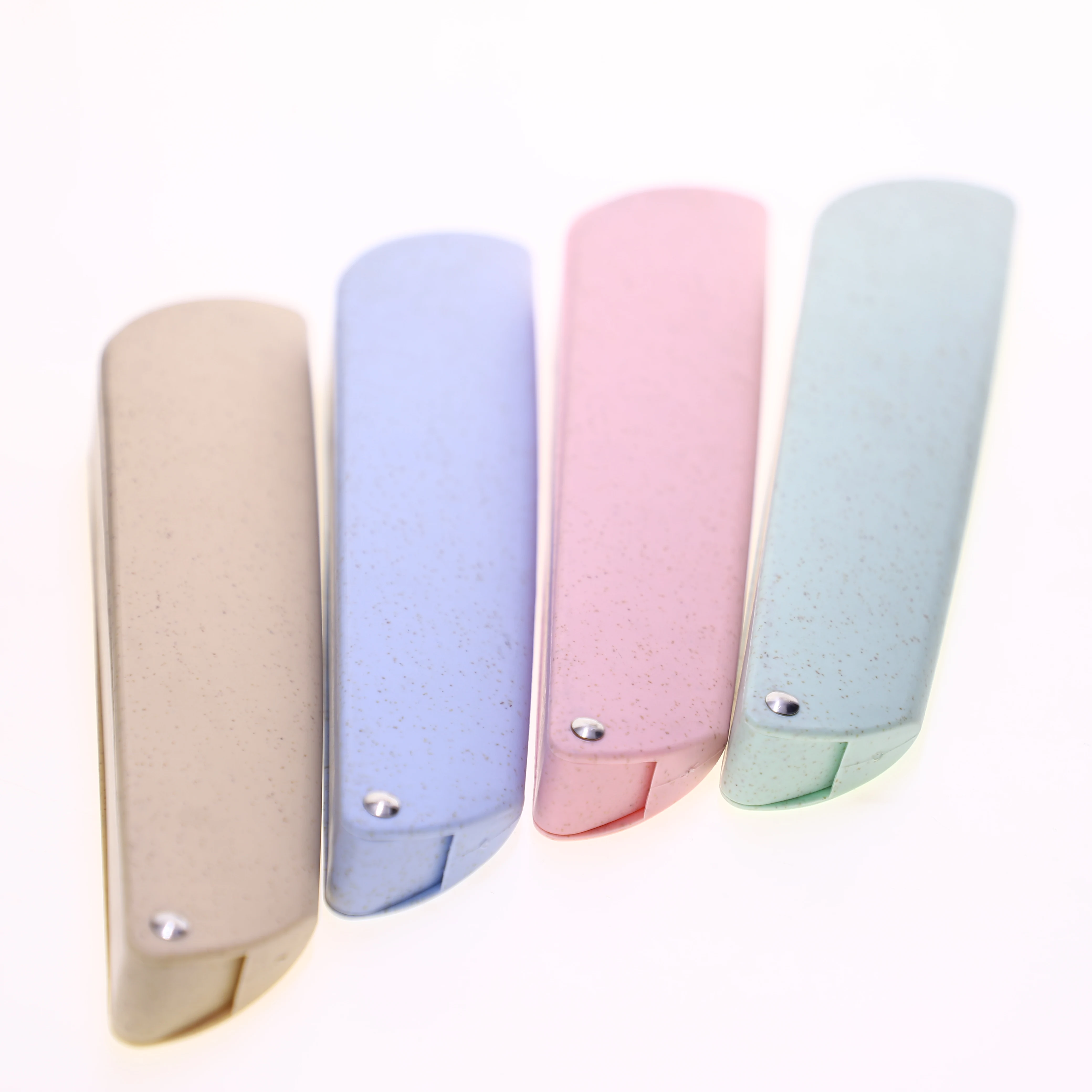 Hand blown glass straw set borosilicate glass straw