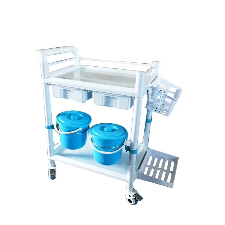 
Online Shop Hot Sale Clinical Emergency ABS Plastic Multifunctional Trolley 